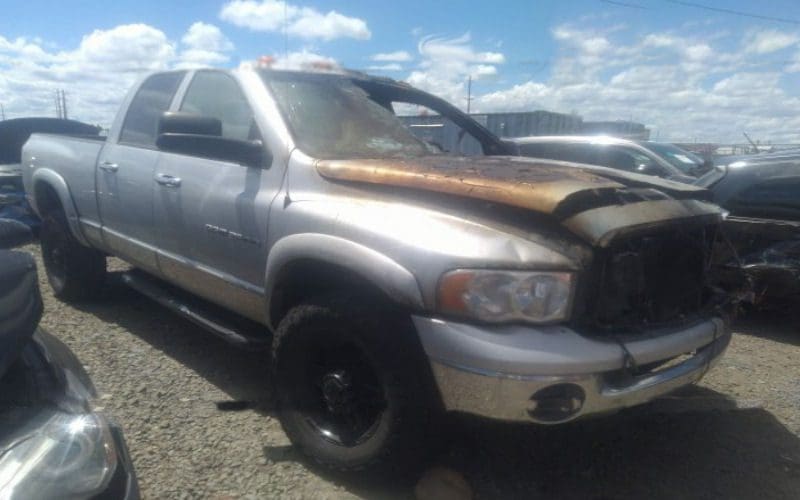 Dodge Ram Totaled Total Loss appraisal for insurance dispute with Progressive Insurance company